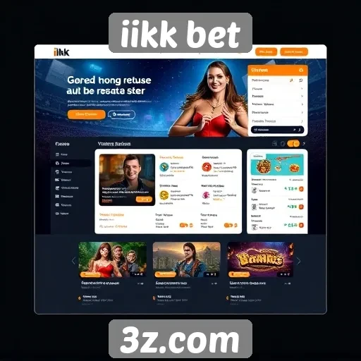 Interface do usuário do site iikk bet é amigável