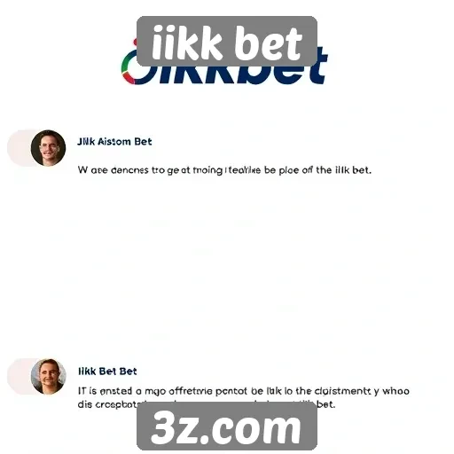 Opiniões de usuários sobre iikk bet